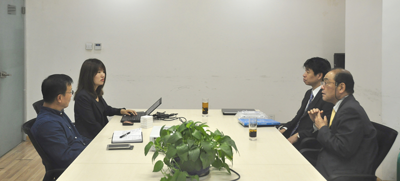 銀光環境與日本光明理化學工業株式會社洽談現場 銀光環境與日本光明理化學工業株式會社洽談現場
