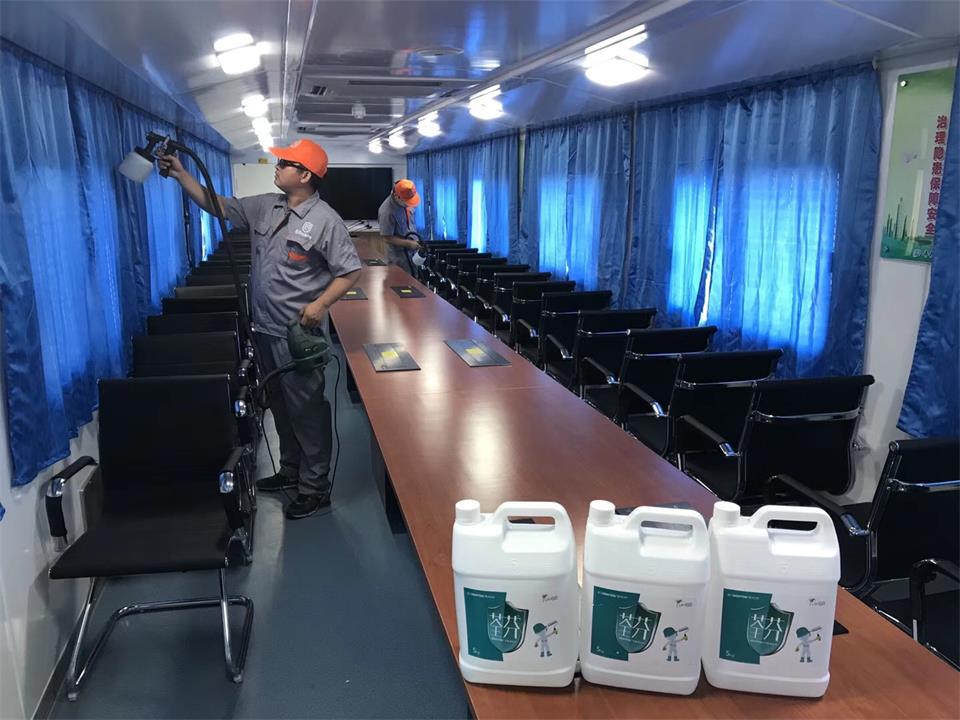 車內會議室窗簾桌椅全方位噴涂施工 車內會議室窗簾桌椅全方位噴涂施工