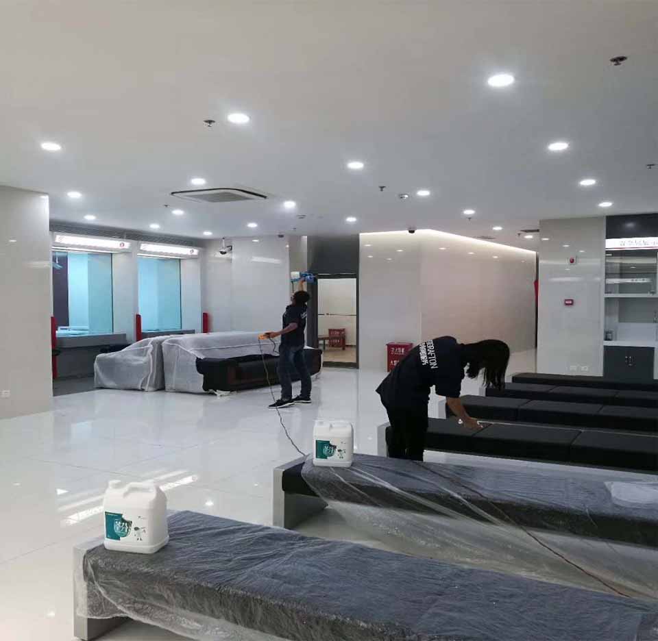 銀行大廳頂面噴涂施工治理 銀行大廳頂面噴涂施工治理