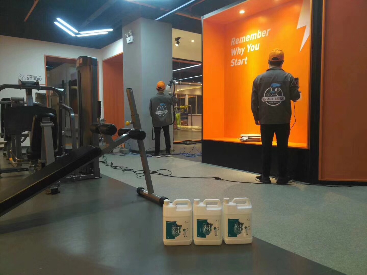 健身館墻面柱子全方位治理 健身館墻面柱子全方位治理